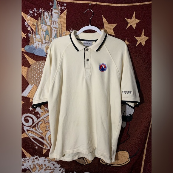 Vintage Reebok hockey AHL minor League Embroidered Polo Shirt Size Large - Picture 1 of 7